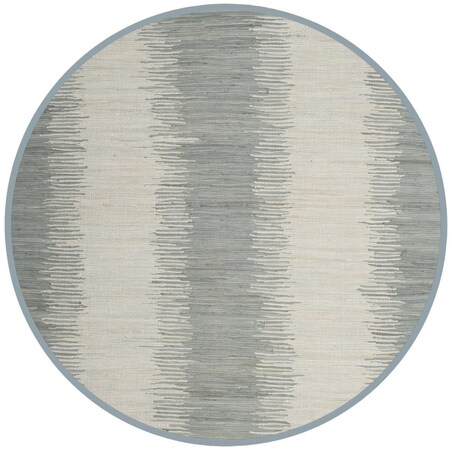 Safavieh Montauk Round Area RugGrey 6 x 6 ft. MTK718A-6R